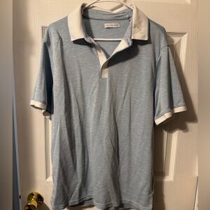 Light Blue Polo Shirt by Stafford